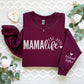 Personalized Mama Life Sweatshirt With Kids' Names On Sleeve