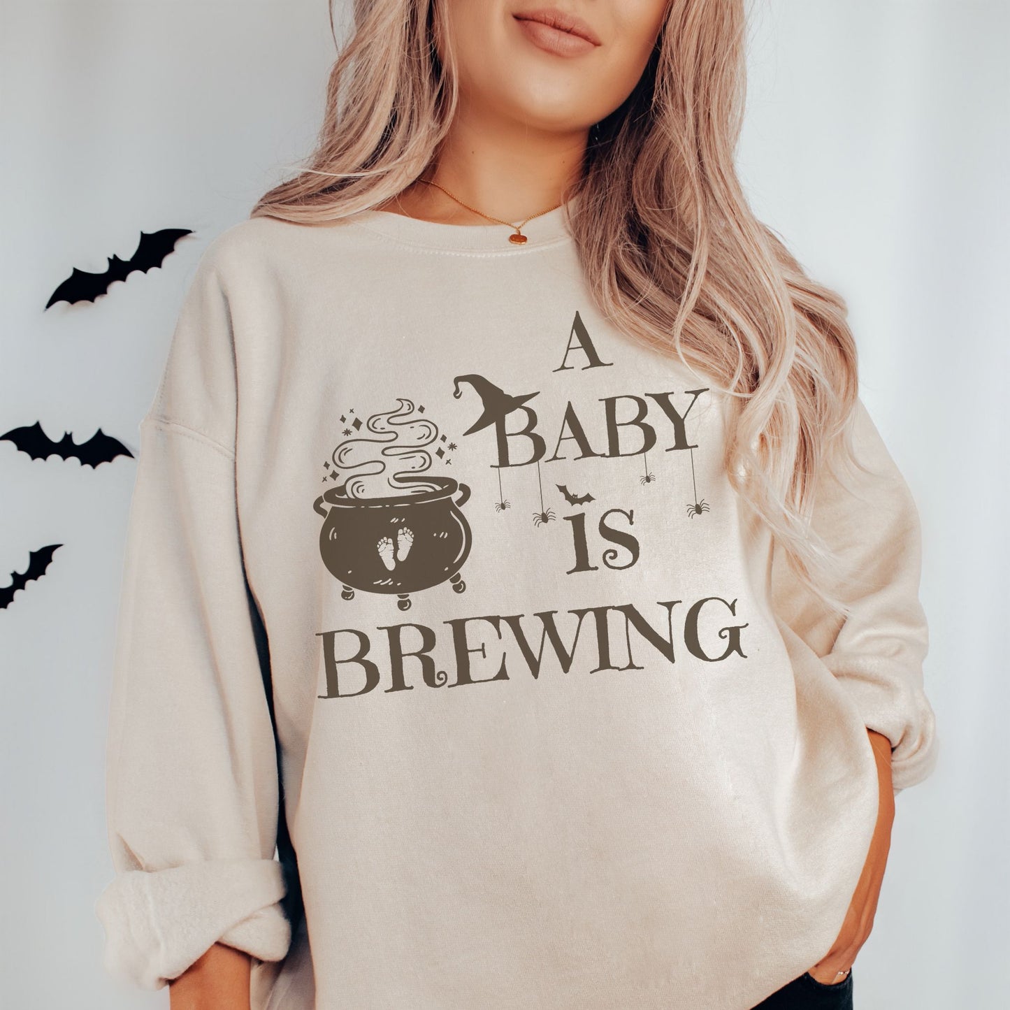 A Baby is Brewing Pregnancy Sweatshirt