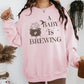 A Baby is Brewing Pregnancy Sweatshirt