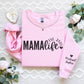 Personalized Mama Life Sweatshirt With Kids' Names On Sleeve