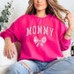 Personalized Mommy Est. Year Floral Bow Sweatshirt