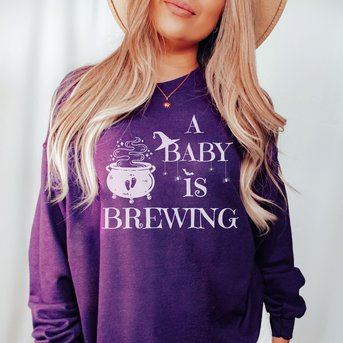 A Baby is Brewing Pregnancy Sweatshirt
