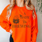 A Baby is Brewing Pregnancy Sweatshirt