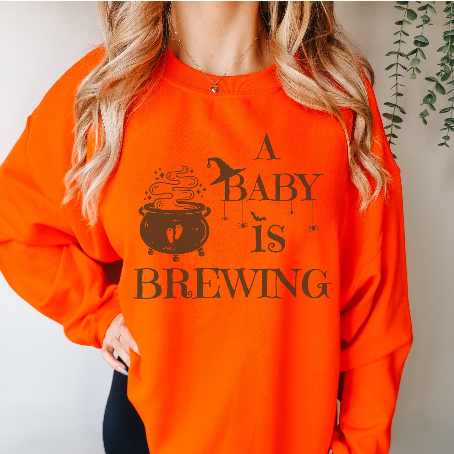 A Baby is Brewing Pregnancy Sweatshirt