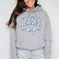 Personalized Mama Est. Year Floral Bow Hoodie