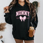 Personalized Mommy Est. Year Floral Bow Hoodie