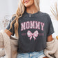 Personalized Mommy Est. Year Floral Bow T-Shirt