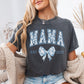 Personalized Mama Est. Year Floral Bow T-Shirt