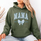 Personalized Mama Est. Year Floral Bow Hoodie