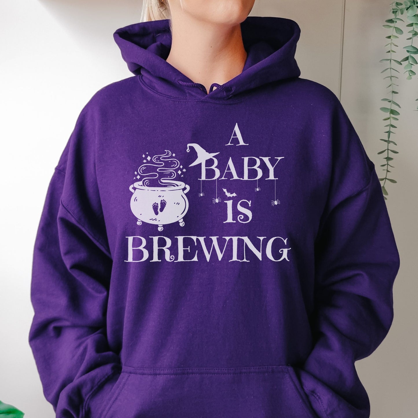 A Baby is Brewing Pregnancy Hoodie