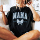 Personalized Mama Est. Year Floral Bow T-Shirt