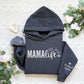 Personalized Mama Life Hoodie With Kids Names On Sleeve