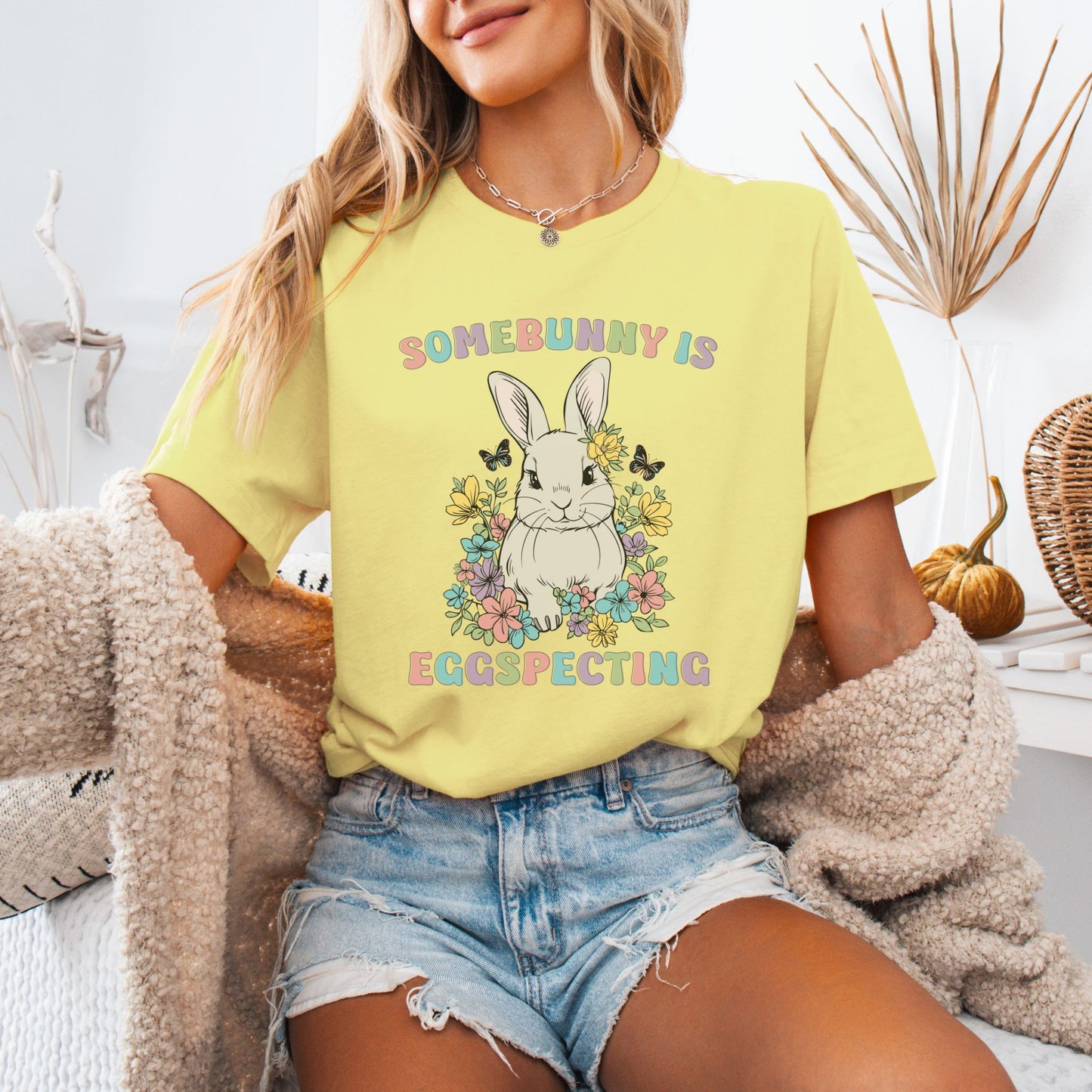 Somebunny is Eggspecting Easter Pregnancy T-Shirt