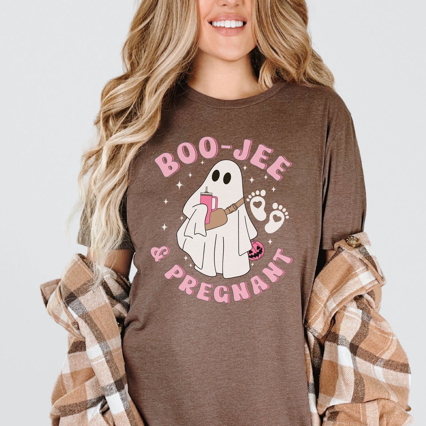 Boojee and Pregnant Halloween Pregnancy T-Shirt