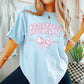 Personalized Mommy Est. Year Floral Bow T-Shirt