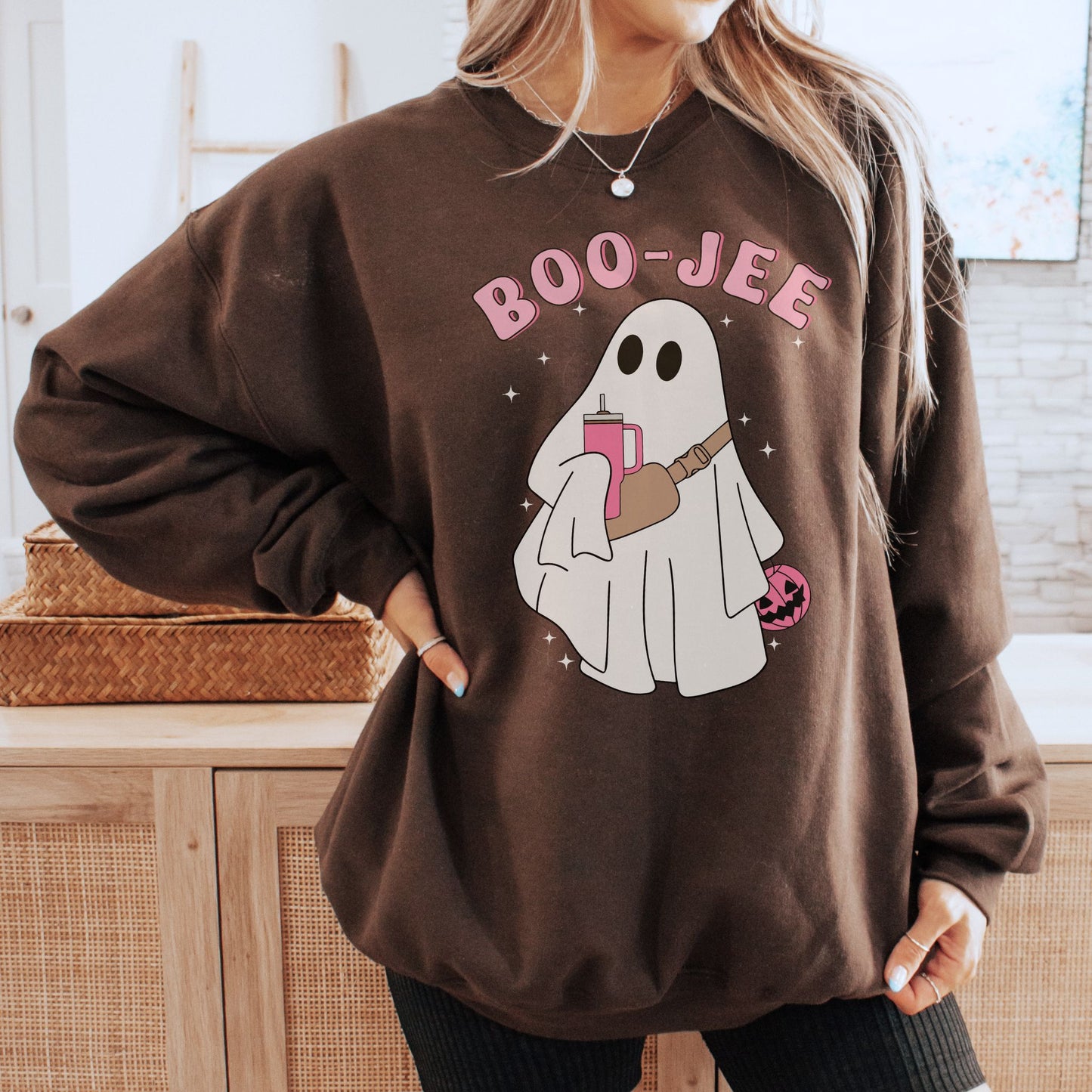 Halloween Boojee Ghost Sweatshirt