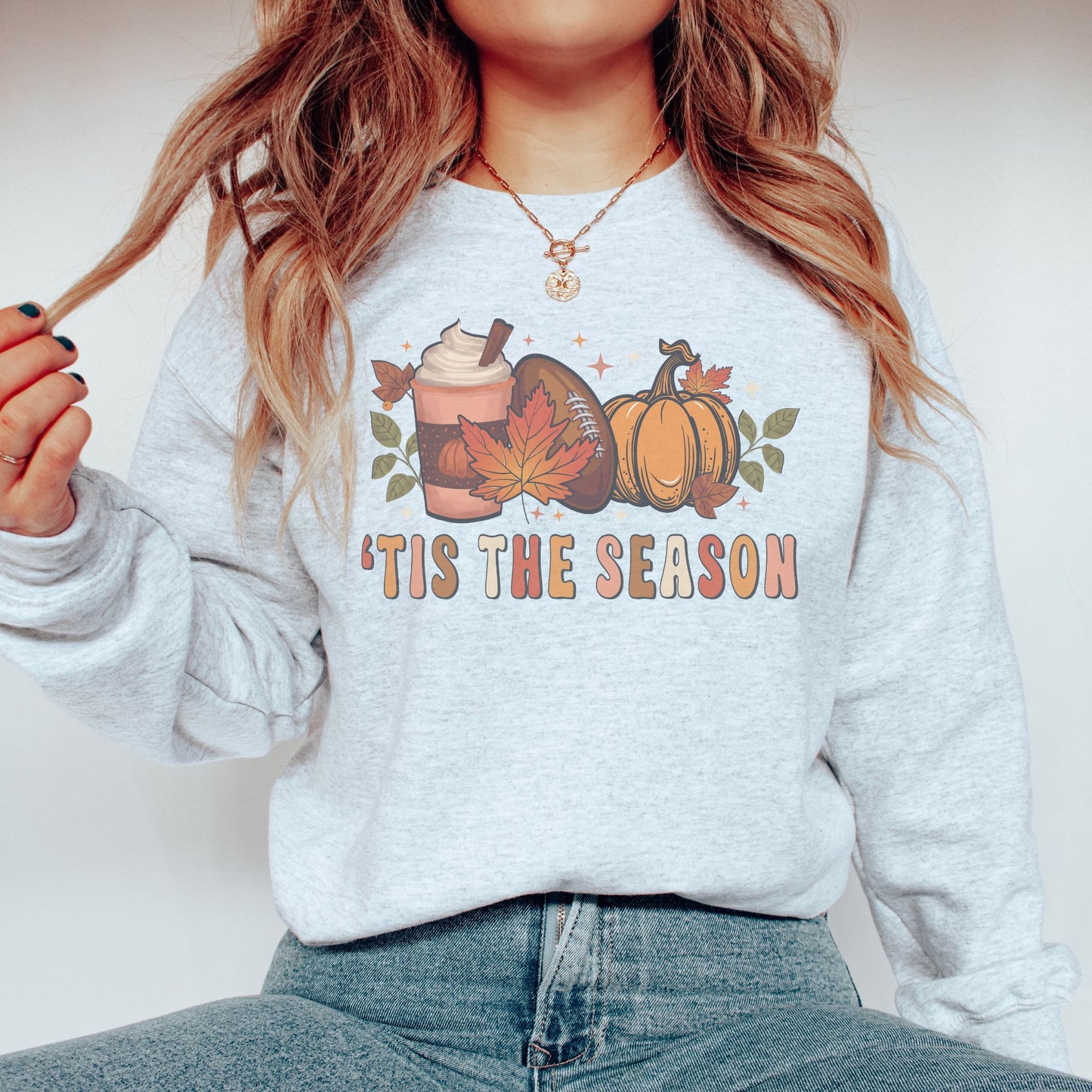 'Tis The Season Fall Football Sweatshirt