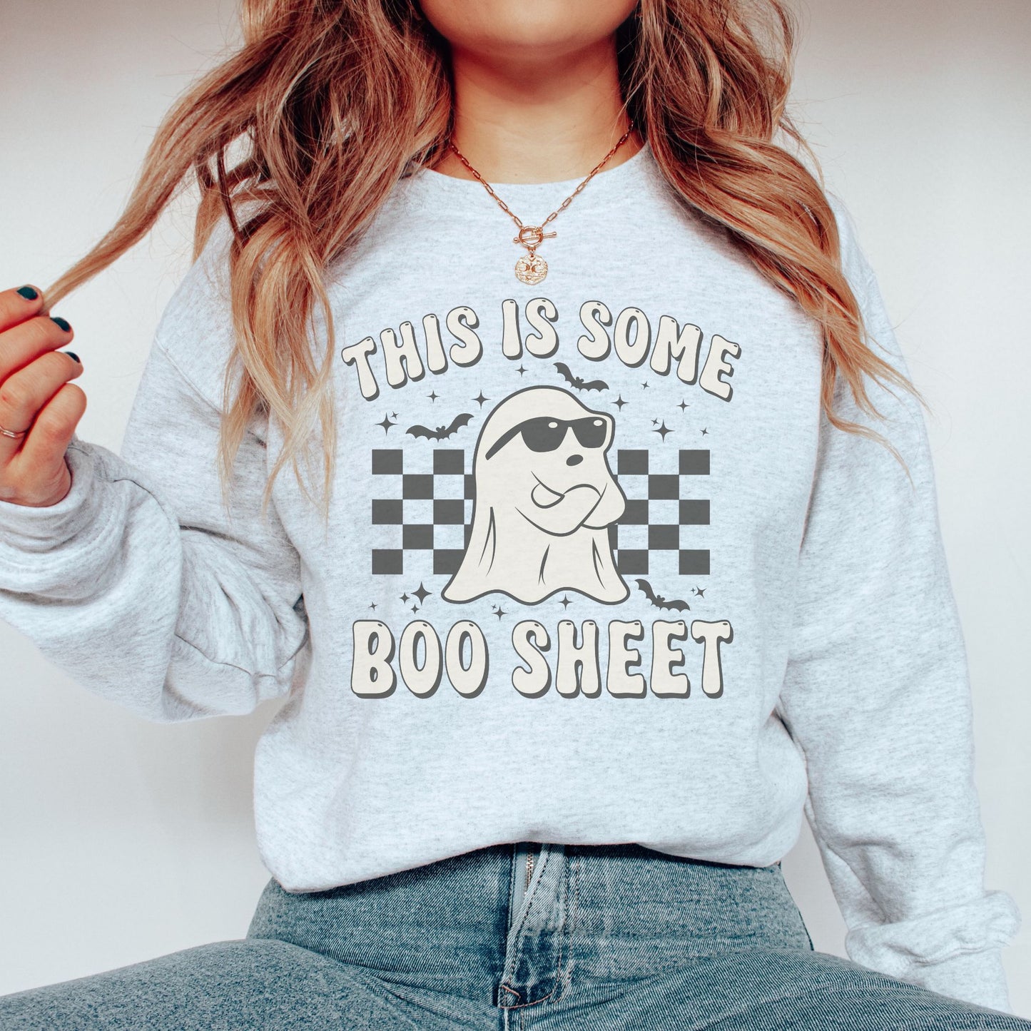 Boo Sheet Funny Halloween Sweatshirt