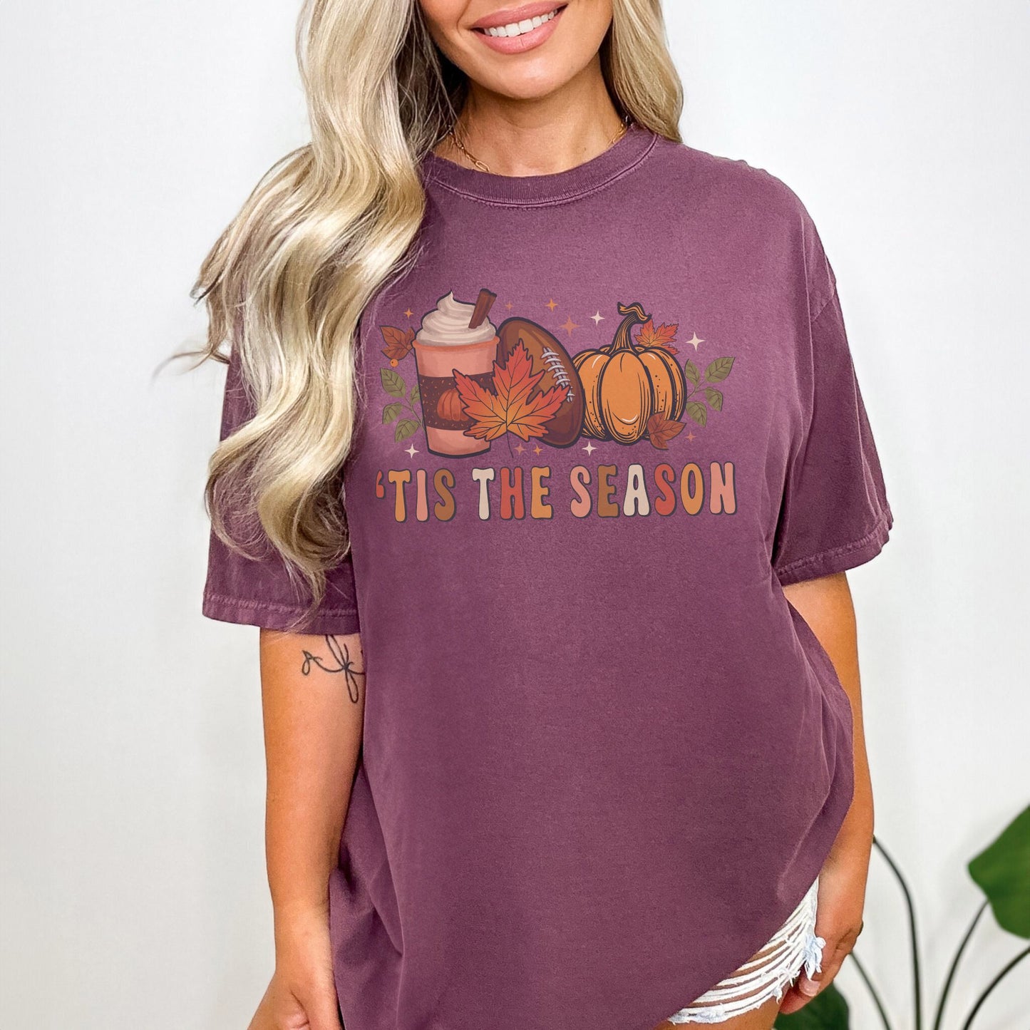 'Tis The Season Fall Football T-Shirt