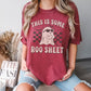 Boo Sheet Funny Halloween Ghost T-Shirt