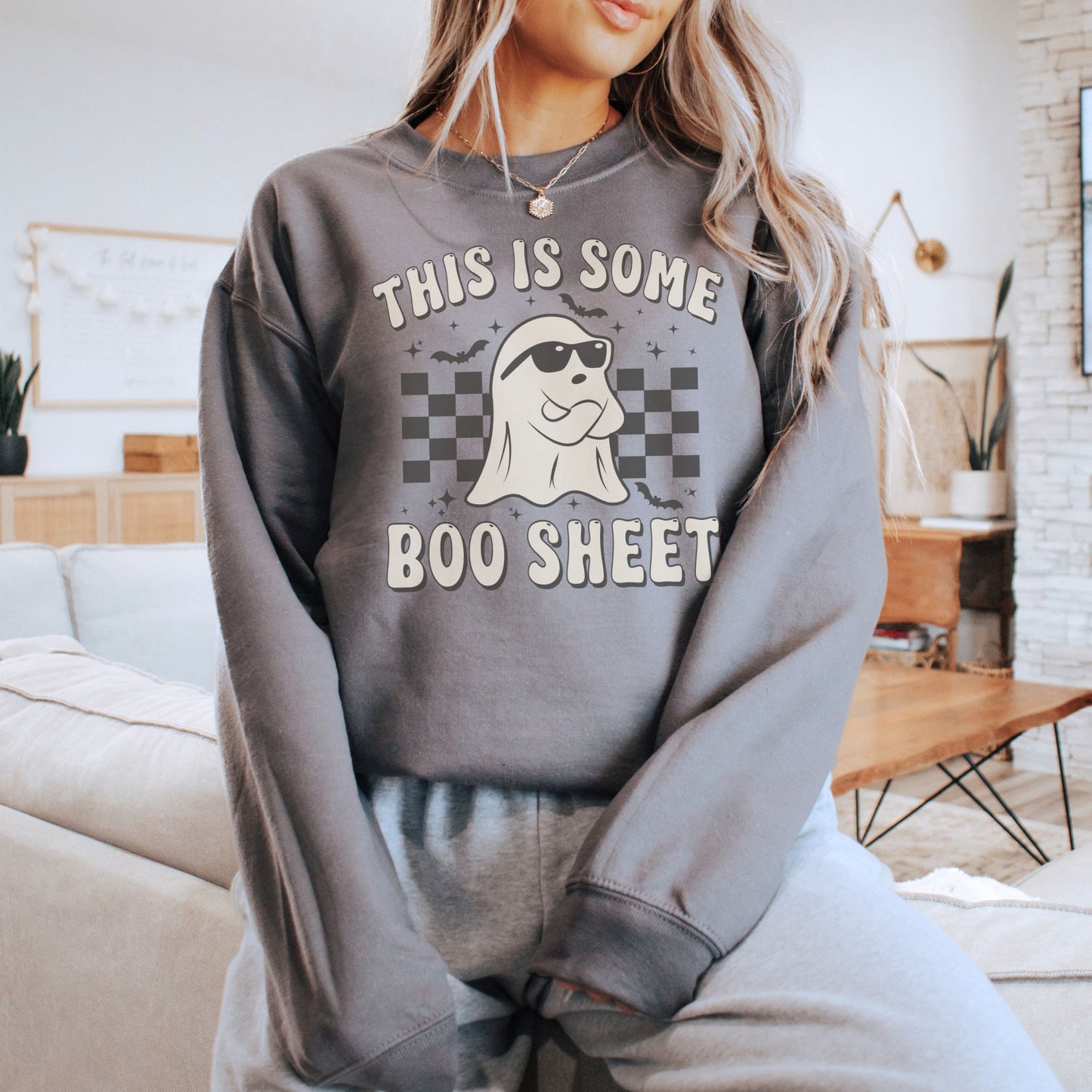 Boo Sheet Funny Halloween Sweatshirt