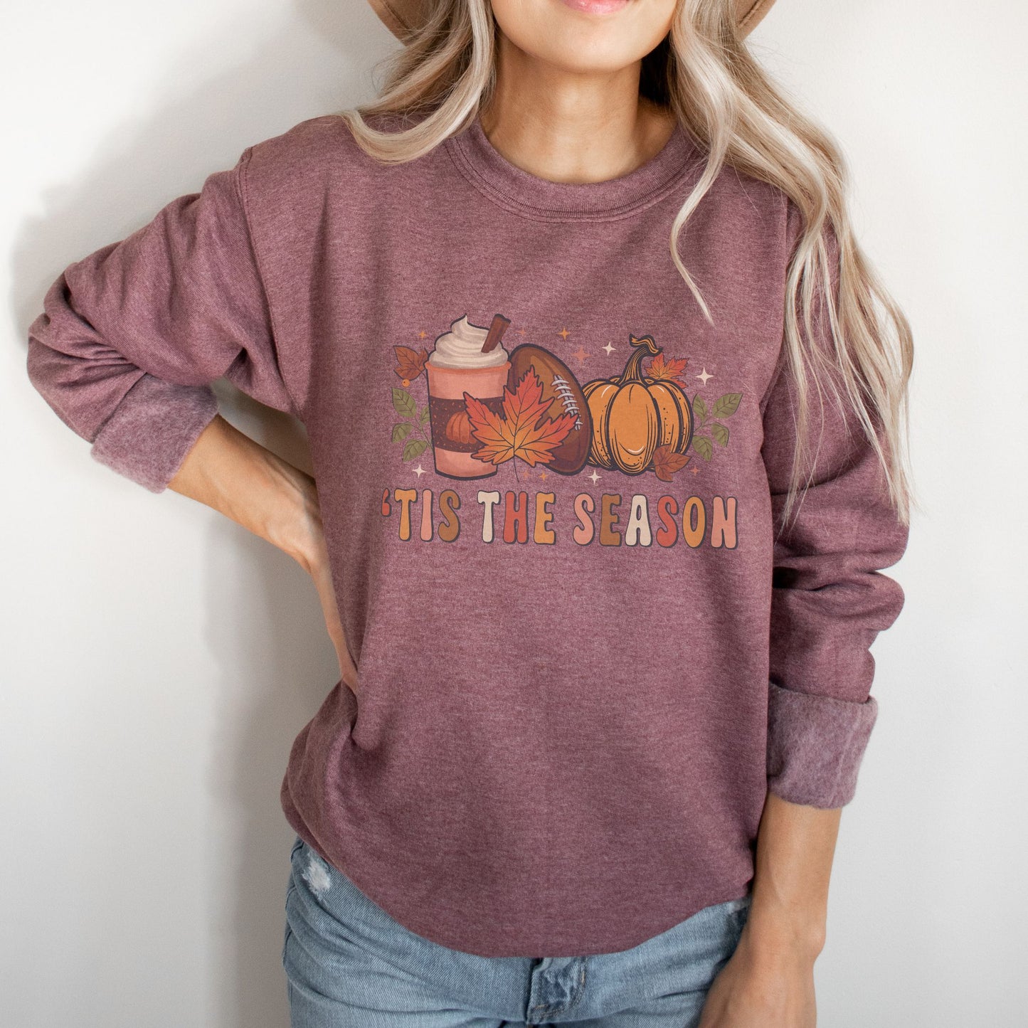'Tis The Season Fall Football Sweatshirt