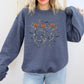 Dancing Pumpkin Head Skeleton Sweatshirt
