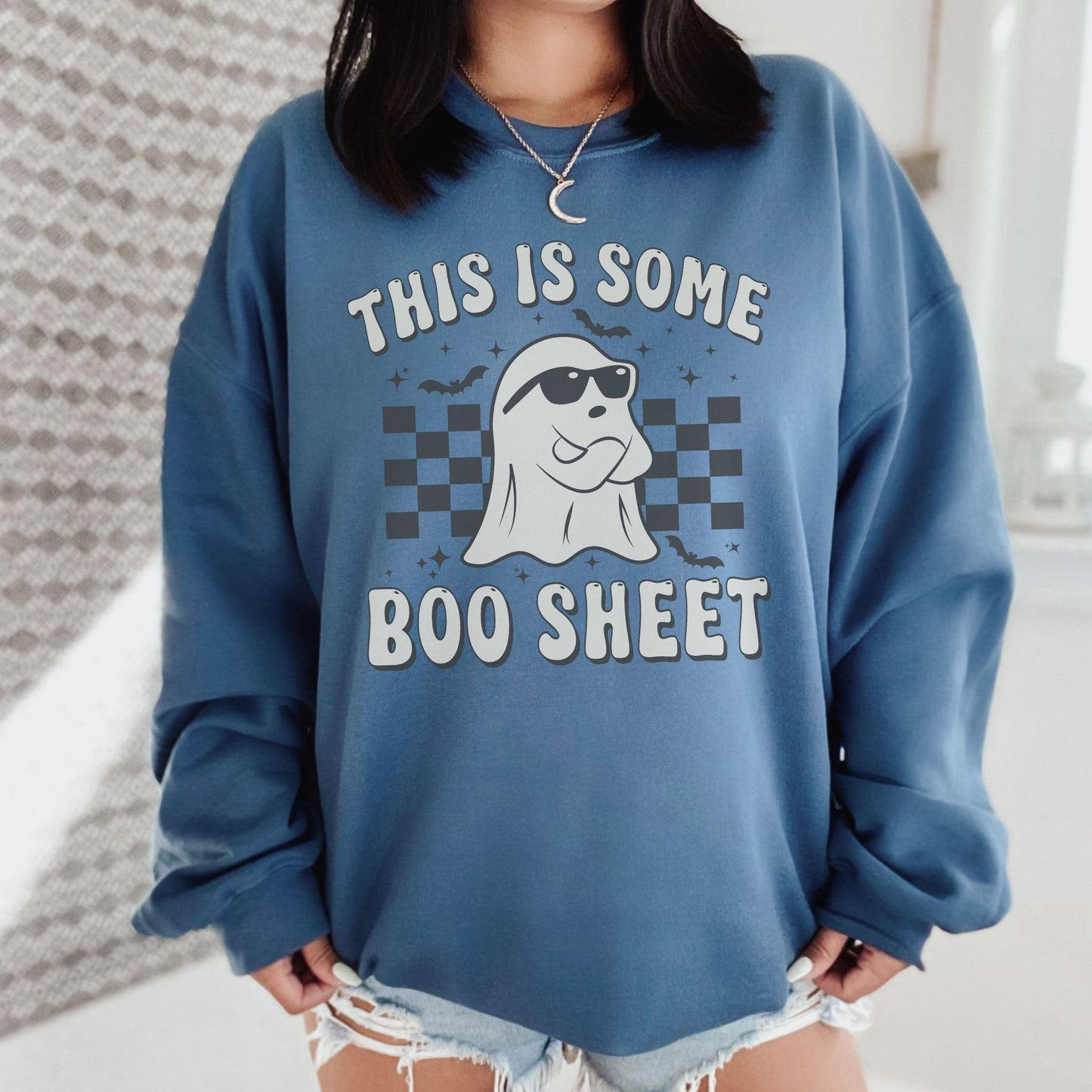 Boo Sheet Funny Halloween Sweatshirt