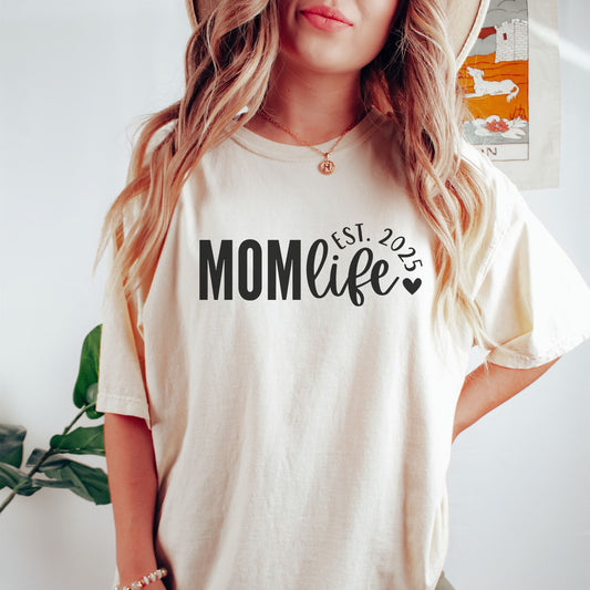 Personalized Mom Life Est. Year T-Shirt