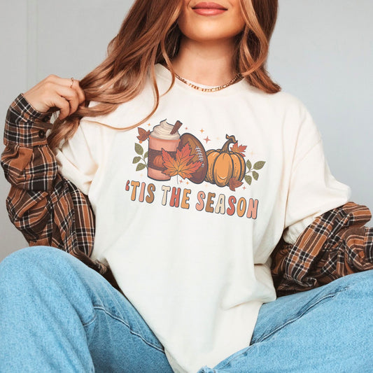 'Tis The Season Fall Football T-Shirt