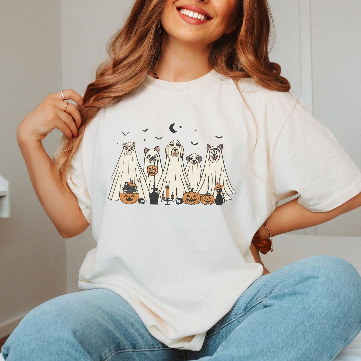 Halloween Ghost Dogs Shirt