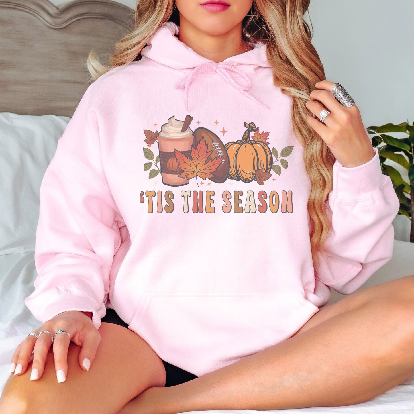 'Tis The Season Fall Football Hoodie