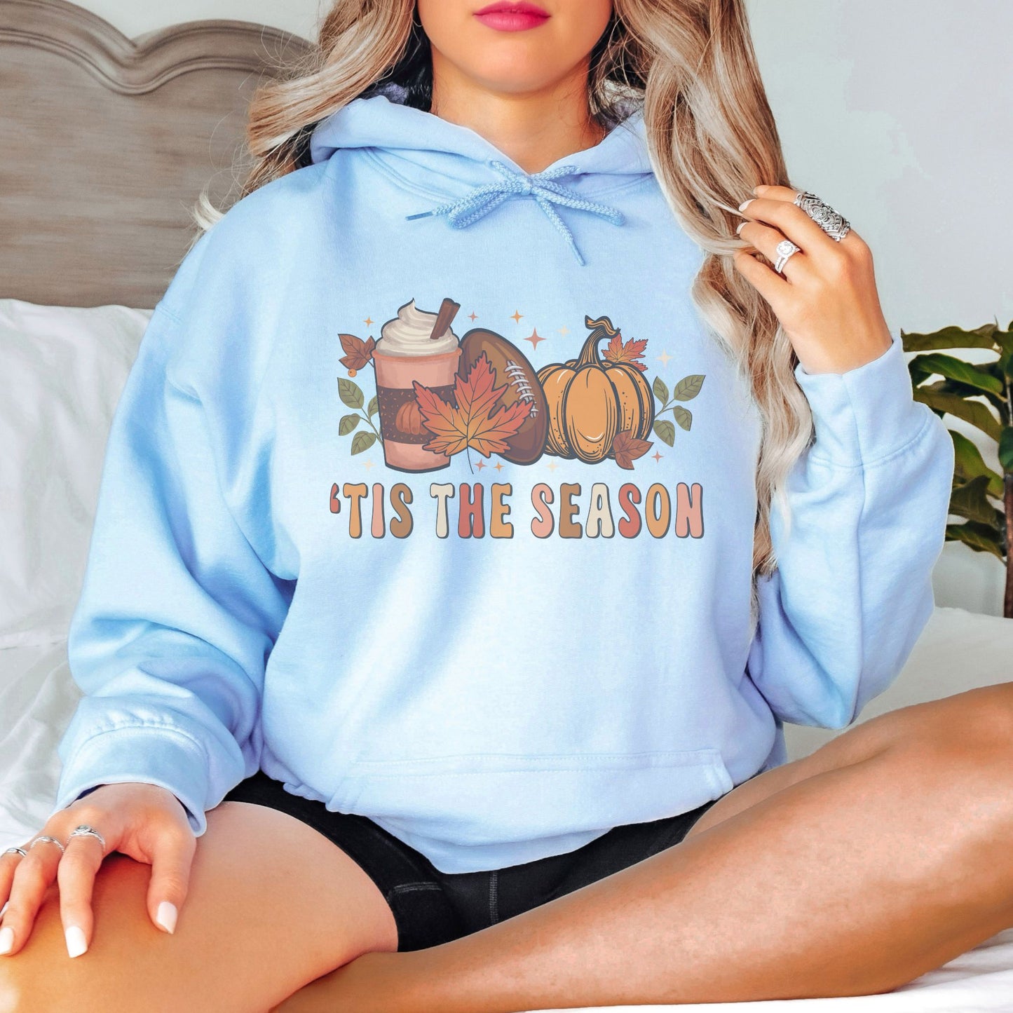 'Tis The Season Fall Football Hoodie