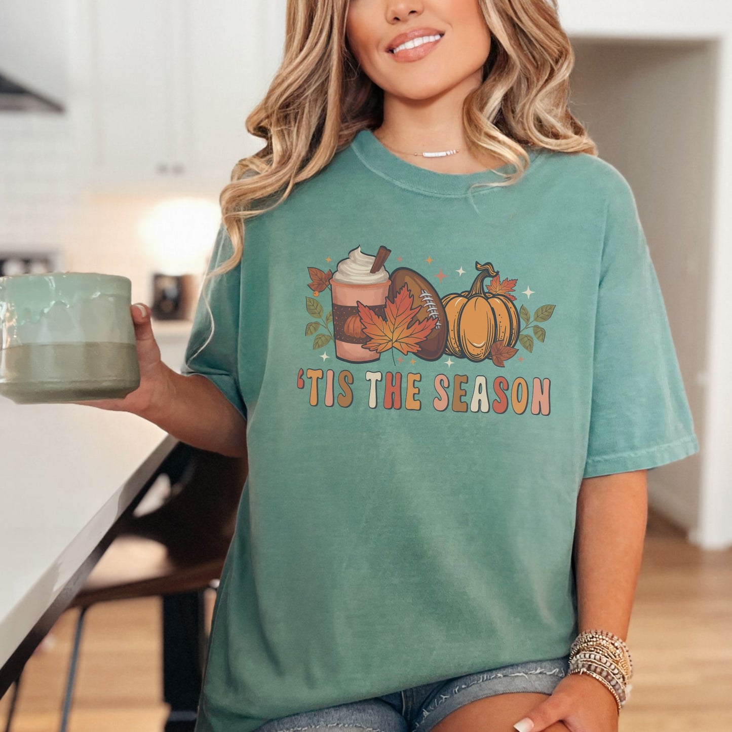 'Tis The Season Fall Football T-Shirt