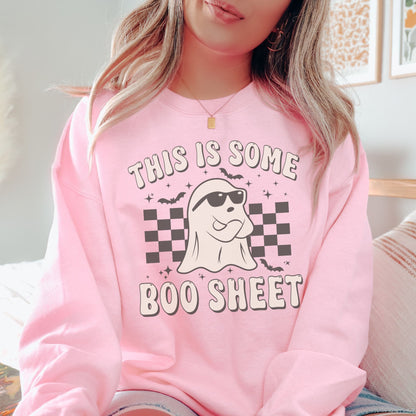 Boo Sheet Funny Halloween Sweatshirt