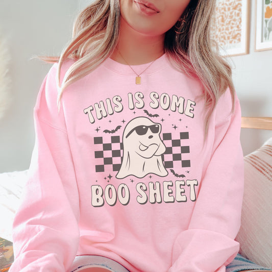 Boo Sheet Funny Halloween Sweatshirt