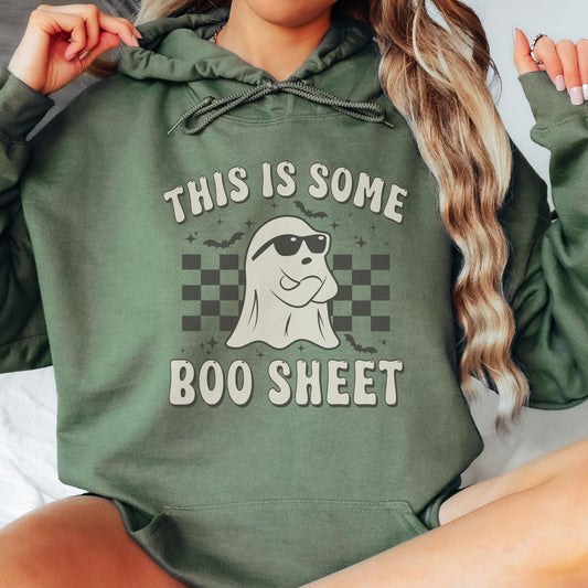 Boo Sheet Funny Halloween Hoodie