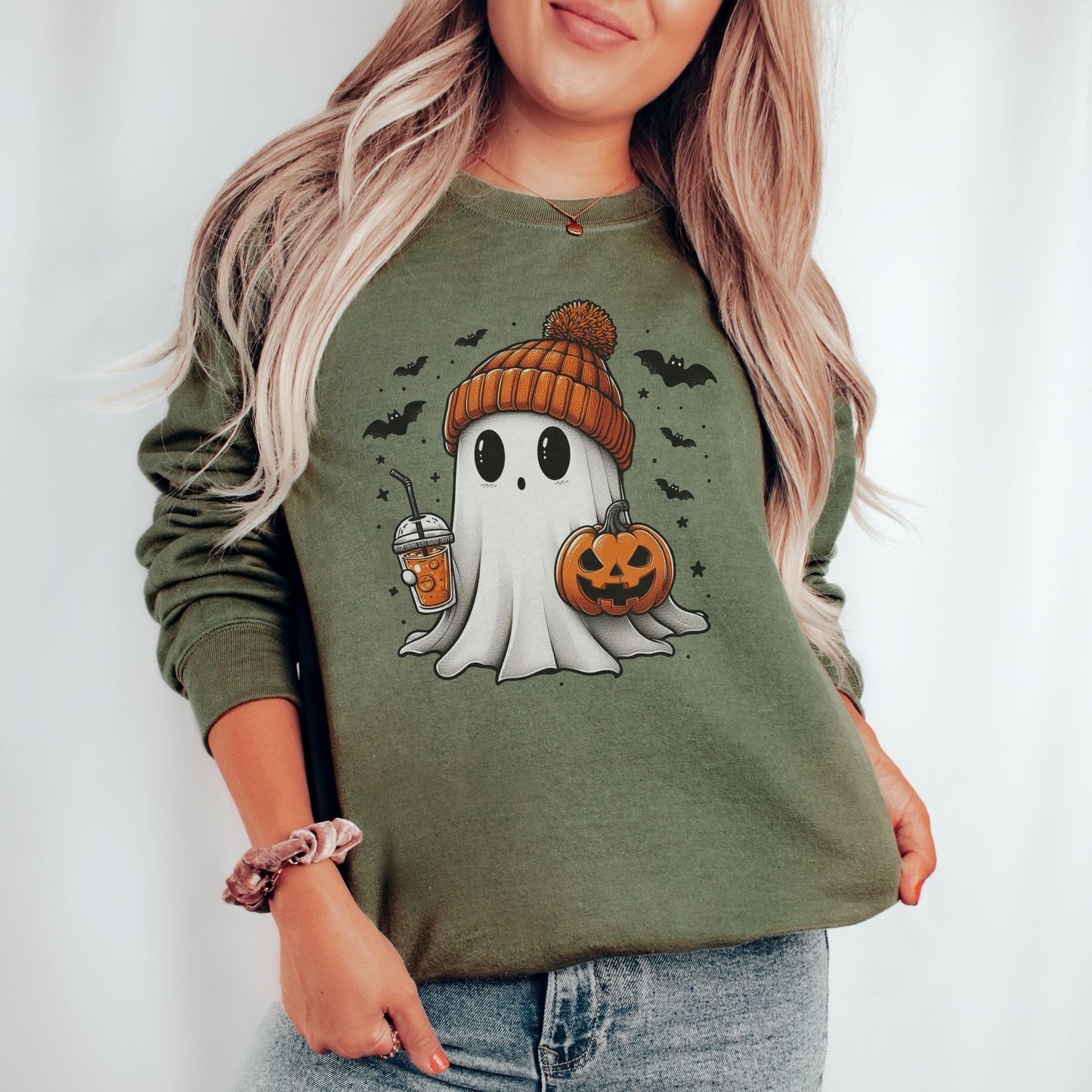 Halloween Ghost Sweatshirt