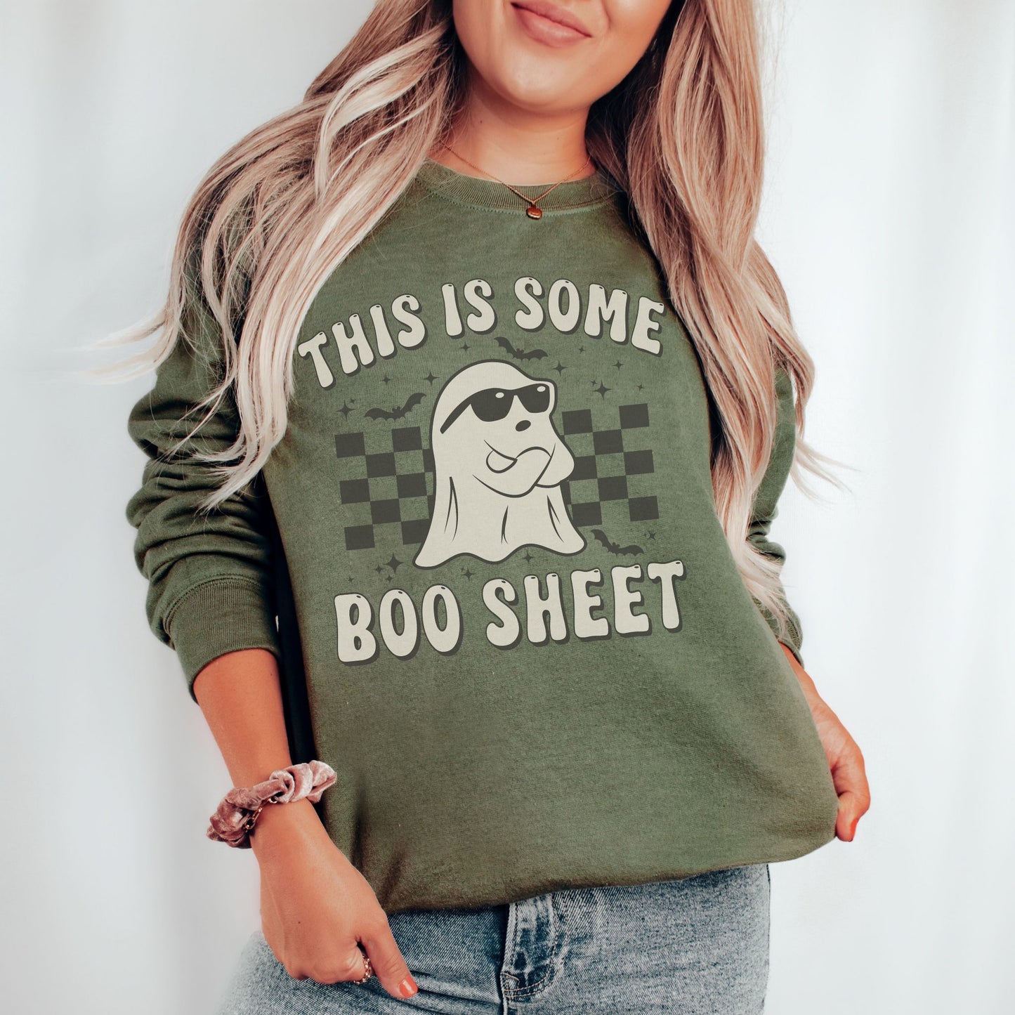 Boo Sheet Funny Halloween Sweatshirt