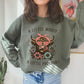 Moody and Pregnant Western Pregnancy Sweatshirt