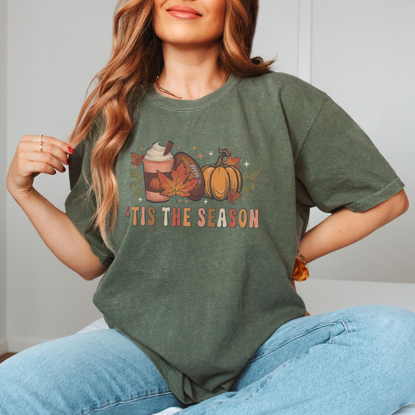 'Tis The Season Fall Football T-Shirt