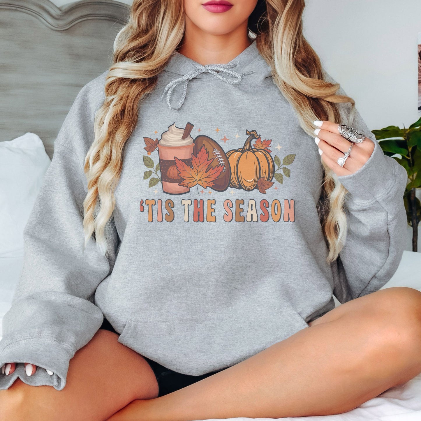 'Tis The Season Fall Football Hoodie