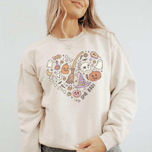 Halloween Doodles Hearth Sweatshirt
