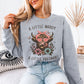 Moody and Pregnant Western Pregnancy Sweatshirt